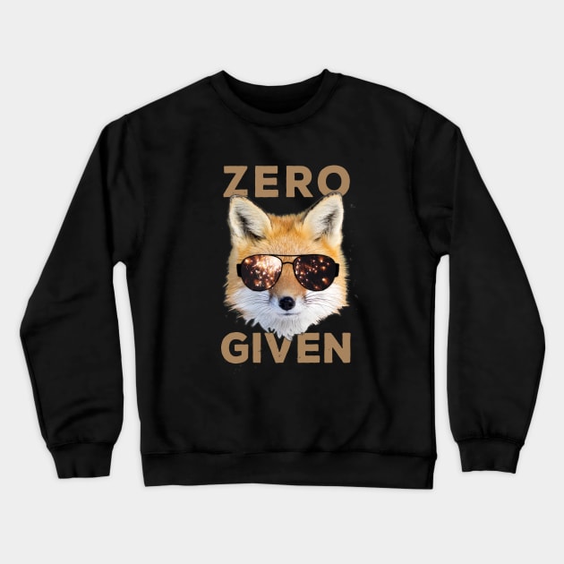 Zero Fox Given Crewneck Sweatshirt by rasabi